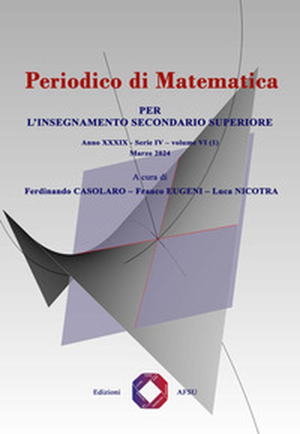 Periodico di matematica. Per l'insegnamento secondario - Vol. 6\1 - Librerie.coop Periodico di matematica. Per l'insegnamento secondario - Vol. 6\1 - Librerie.coop