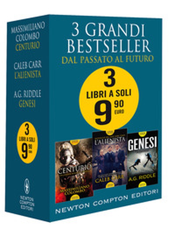 3 grandi bestseller. Dal passato al futuro: Centurio-L'alienista-Genesi - Librerie.coop 3 grandi bestseller. Dal passato al futuro: Centurio-L'alienista-Genesi - Librerie.coop