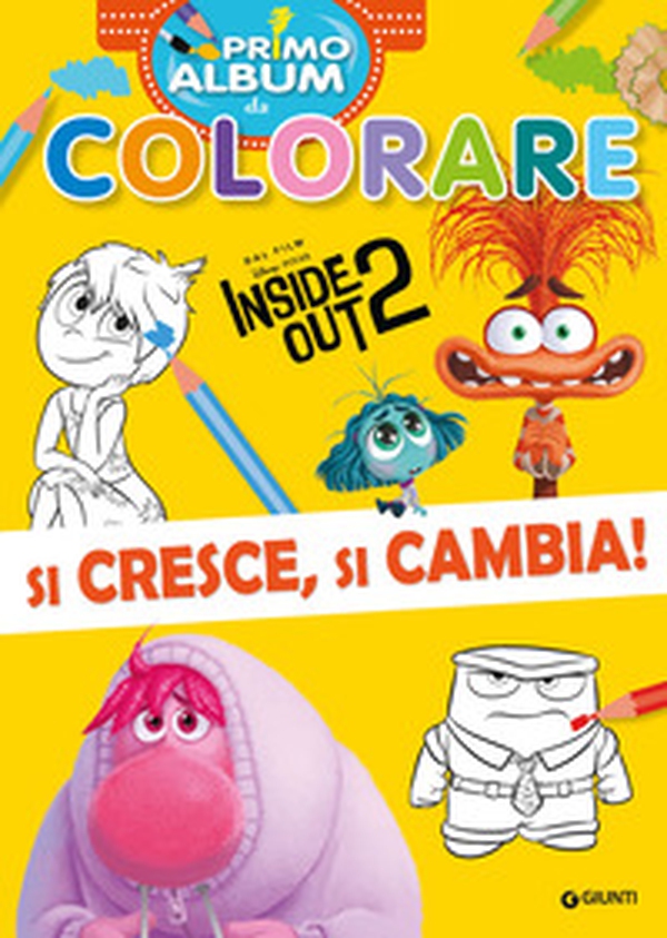 Si cresce, si cambia! Inside Out 2. Primo album da colorare - Librerie.coop Si cresce, si cambia! Inside Out 2. Primo album da colorare - Librerie.coop