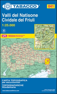 Valli del Natisone. Cividale del Friuli 1:25.000 - Librerie.coop