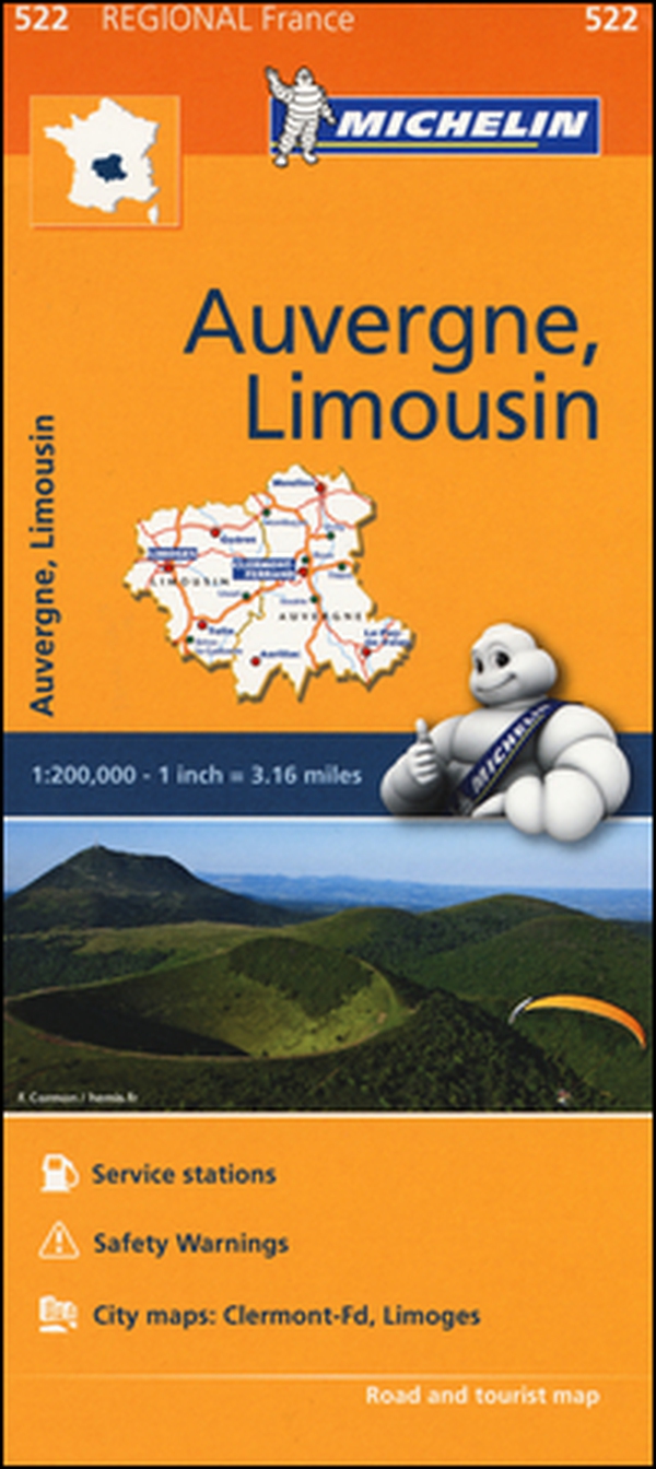 Auvergne, Limousin 1:200.000 - Librerie.coop Auvergne, Limousin 1:200.000 - Librerie.coop