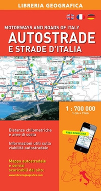 Autostrade e strade d'Italia 1:700.000 - Librerie.coop