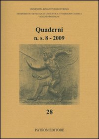 Quaderni del Dipartimento di filologia linguistica e tradizione classica - Vol. 8 - Librerie.coop