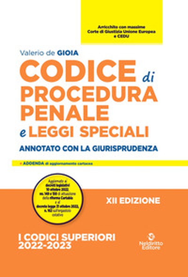 Codice di procedura penale e leggi speciali. Annotato con la giurisprudenza - Librerie.coop Codice di procedura penale e leggi speciali. Annotato con la giurisprudenza - Librerie.coop