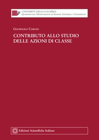 Contributo allo studio delle azioni di classe - Librerie.coop