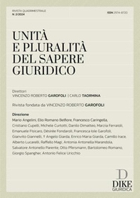 Unità e pluralità del sapere giuridico - Vol. 2 - Librerie.coop