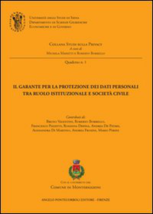 Il garante per la protezione dei dati personali tra ruolo istituzionale e società civile - Librerie.coop