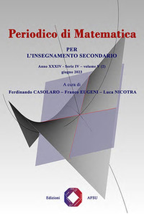 Periodico di matematica. Per l'insegnamento secondario - Vol. 5\2 - Librerie.coop Periodico di matematica. Per l'insegnamento secondario - Vol. 5\2 - Librerie.coop