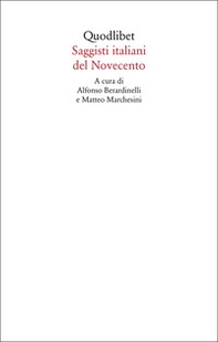 Saggisti italiani del Novecento - Librerie.coop