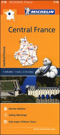 Centre-Central France 1:200.000 - Librerie.coop