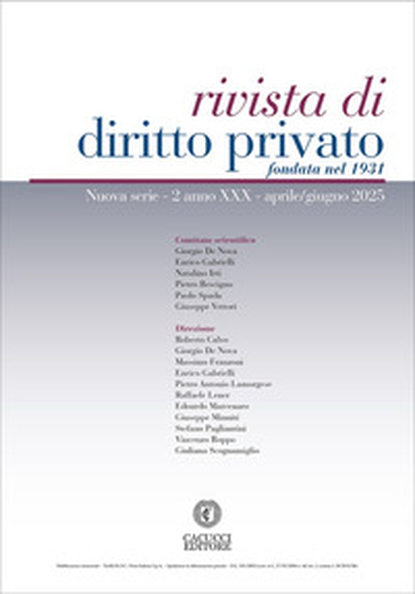 Rivista di diritto privato - Vol. 2 - Librerie.coop Rivista di diritto privato - Vol. 2 - Librerie.coop