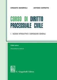 Corso di diritto processuale civile. Ediz. minore - Librerie.coop