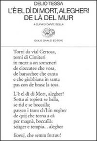 L'è el dì di mort, alegher! -De là del mur-Altre liriche - Librerie.coop L'è el dì di mort, alegher! -De là del mur-Altre liriche - Librerie.coop