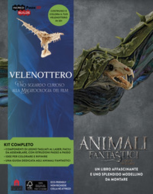 Velenottero. Animali fantastici e dove trovarli. Uno sguardo curioso alla magizoologia del film. Incredibuilds puzzle 3D da J. K. Rowling - Librerie.coop Velenottero. Animali fantastici e dove trovarli. Uno sguardo curioso alla magizoologia del film. Incredibuilds puzzle 3D da J. K. Rowling - Librerie.coop