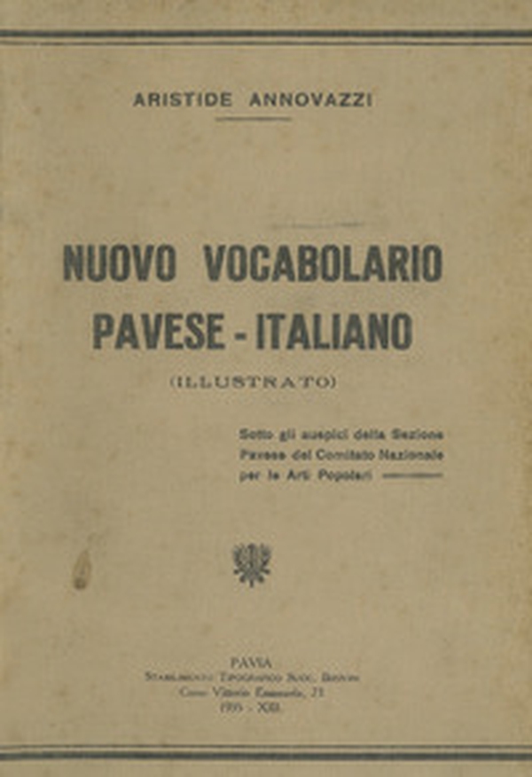 Nuovo vocabolario pavese-Italiano - Librerie.coop Nuovo vocabolario pavese-Italiano - Librerie.coop