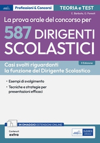 Concorso per 587 dirigenti scolastici. La prova orale - Librerie.coop