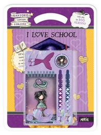 Gorjuss. I love school + stationery set - Librerie.coop
