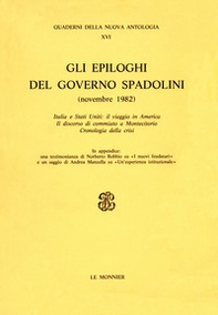Gli epiloghi del governo Spadolini (novembre 1982) - Librerie.coop