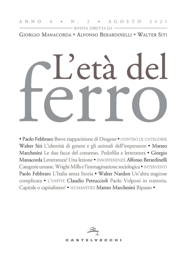 Età del ferro 2/2021 - Librerie.coop Età del ferro 2/2021 - Librerie.coop