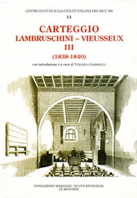 Carteggio (1838-1840) - Librerie.coop