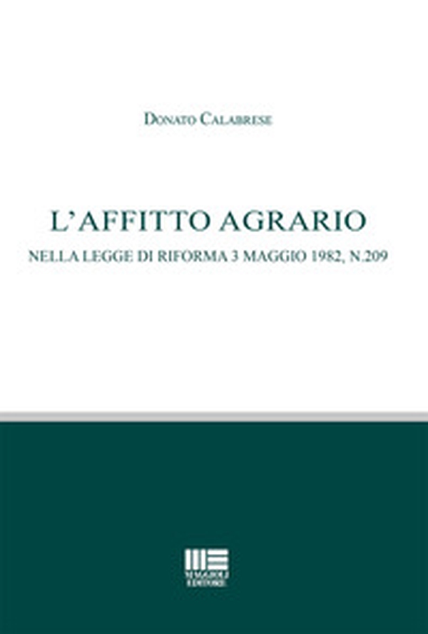L'affitto agrario - Librerie.coop L'affitto agrario - Librerie.coop