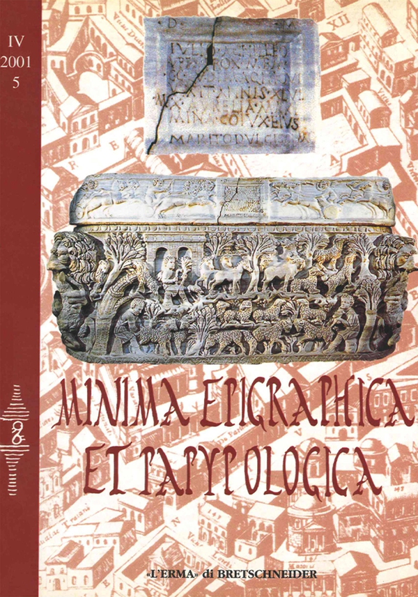 Minima Epigraphica et Papyrologica. Anno IV, 2001, fasc. 5 - Librerie.coop