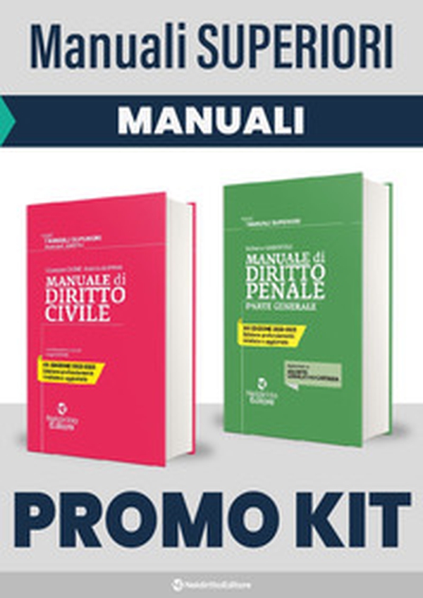 Kit Manuali superiori: Manuale di diritto civile-Manuale di diritto penale. Parte generale - Librerie.coop Kit Manuali superiori: Manuale di diritto civile-Manuale di diritto penale. Parte generale - Librerie.coop