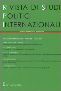 Rivista di studi politici internazionali - Librerie.coop