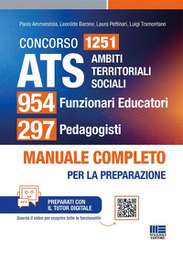954 funzionari Educatori e 297 Pedagogisti. Manuale completo per la preparazione conforme al bando. Manuale completo per la preparazione - Librerie.coop 954 funzionari Educatori e 297 Pedagogisti. Manuale completo per la preparazione conforme al bando. Manuale completo per la preparazione - Librerie.coop