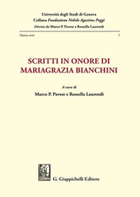 Scritti in onore di Mariagrazia Bianchini - Librerie.coop Scritti in onore di Mariagrazia Bianchini - Librerie.coop