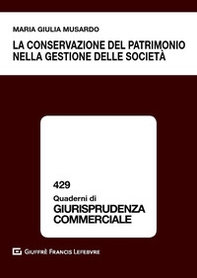 La conservazione del patrimonio nella gestione delle società - Librerie.coop