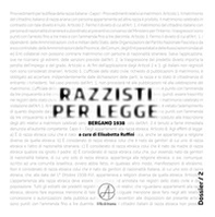 Razzisti per legge. Bergamo 1938 - Librerie.coop Razzisti per legge. Bergamo 1938 - Librerie.coop