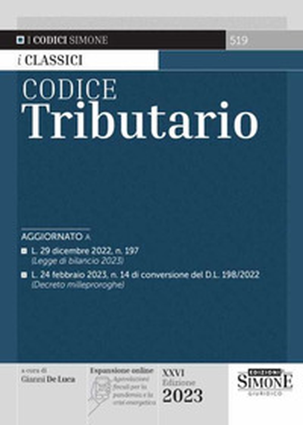 Codice tributario - Librerie.coop Codice tributario - Librerie.coop