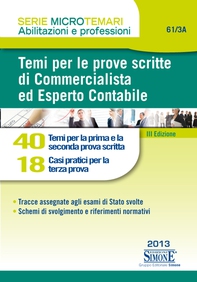 Temi per le prove scritte di Commercialista ed Esperto Contabile - Librerie.coop
