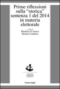 Prime riflessioni sulla «storica» sentenza 1 del 2014 in materia elettorale - Librerie.coop