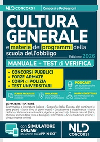Manuale di cultura generale per tutti i concorsi 2026 con schemi e tabelle - Librerie.coop