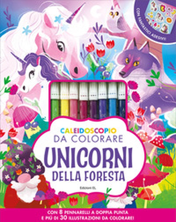 Caleidoscopio da colorare. Unicorni della foresta - Librerie.coop Caleidoscopio da colorare. Unicorni della foresta - Librerie.coop