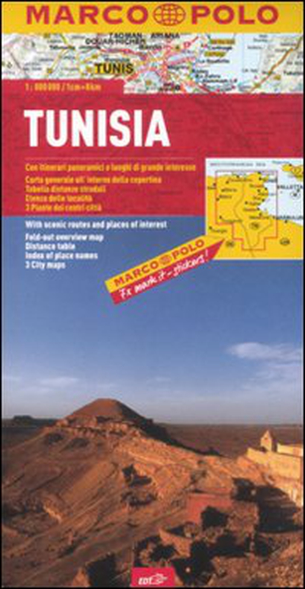 Tunisia 1:800.000 - Librerie.coop Tunisia 1:800.000 - Librerie.coop