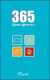 365. Agenda letteraria 2014. Ediz. azzurra - Librerie.coop