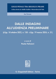 Dalle indagini all'udienza preliminare - Librerie.coop Dalle indagini all'udienza preliminare - Librerie.coop