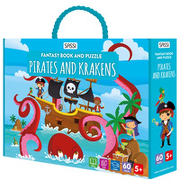 Pirates and krakens. Fantasy book and puzzle - Librerie.coop Pirates and krakens. Fantasy book and puzzle - Librerie.coop