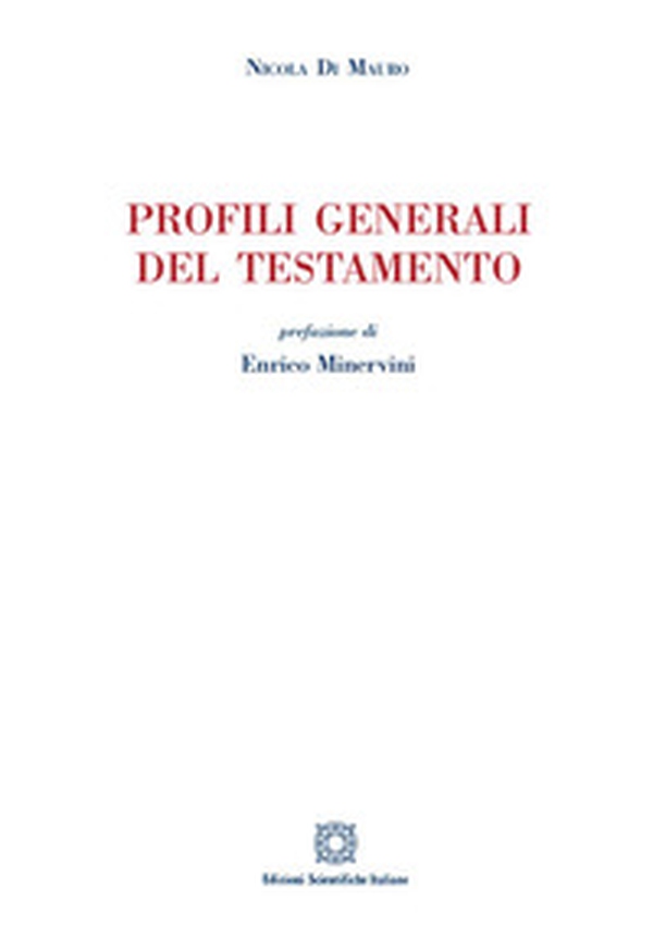 Profili generali del testamento - Librerie.coop Profili generali del testamento - Librerie.coop