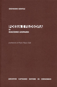 Poesia e filosofia di Giacomo Leopardi - Librerie.coop Poesia e filosofia di Giacomo Leopardi - Librerie.coop
