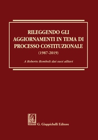 Rileggendo gli aggiornamenti in tema di processo costituzionale (1987-2019) - e-Book - Librerie.coop Rileggendo gli aggiornamenti in tema di processo costituzionale (1987-2019) - e-Book - Librerie.coop