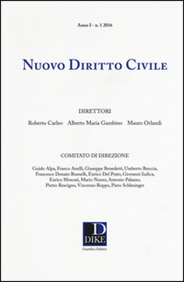 Nuovo diritto civile - Vol. 1 - Librerie.coop Nuovo diritto civile - Vol. 1 - Librerie.coop