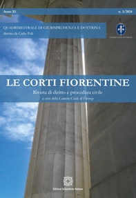 Le corti fiorentine. Rivista di diritto e procedura civile - Vol. 3 - Librerie.coop