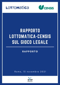 Rapporto Lottomatica – Censis sul Gioco Legale - Librerie.coop Rapporto Lottomatica – Censis sul Gioco Legale - Librerie.coop