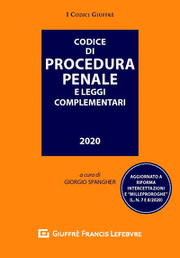 Codice di procedura penale e leggi complementari - Librerie.coop