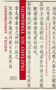 Trattato sui terremoti. Testo cinese a fronte - Librerie.coop