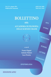 Bollettino della Accademia di filosofia delle scienze umane - Librerie.coop
